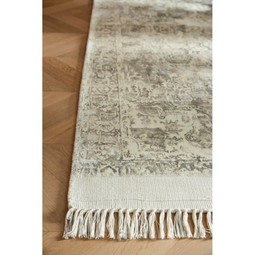 Vintage Fringe Mocha/ Oyster